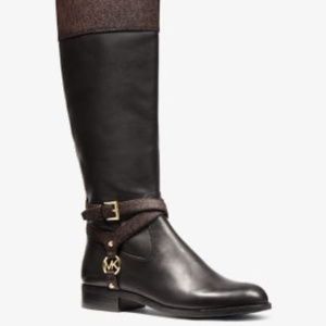 MK Signature brand new Tall Classic Black & Brown Tall Boots
